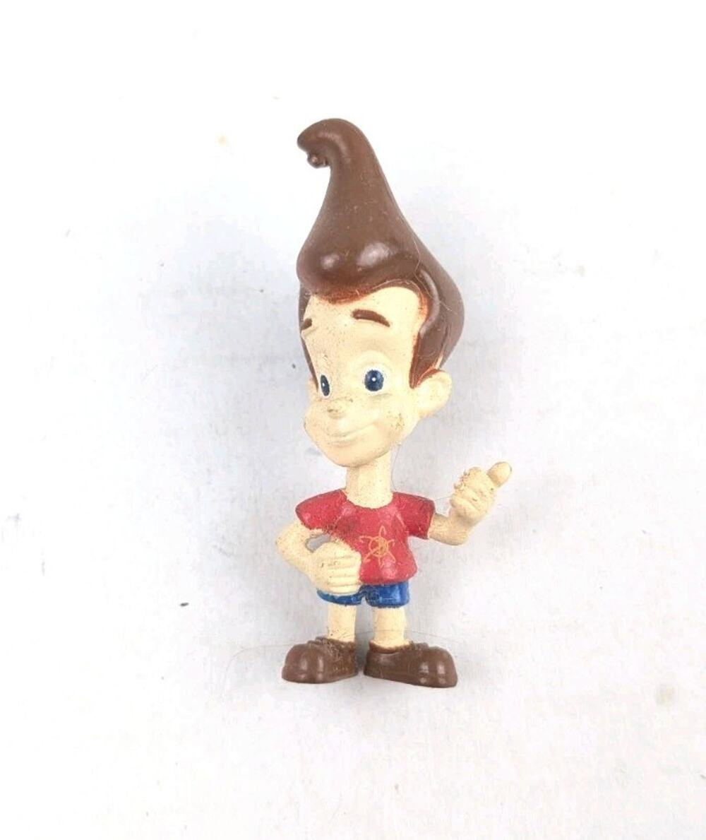 2003 Jimmy Neutron Bobblehead Figure Nickelodeon Gumball Toy 2.5" Rare